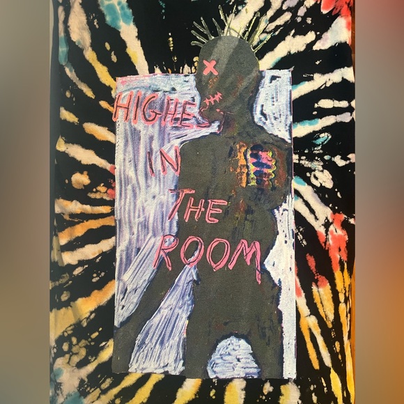 Travis Scott Highest In The Room Tie Dye T-Shirt - Picture 7 of 7